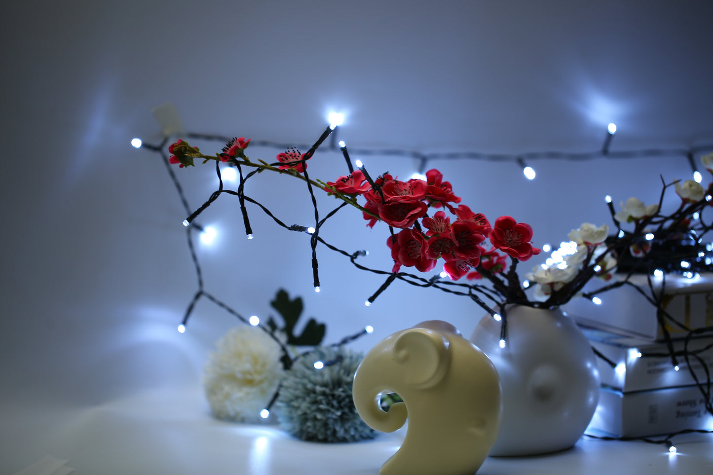 1Pc 200 LED 22M Solar String Lights With 8 Lighting Modes IP44 Waterproof For Christmas Wedding Party Garden Yard Decor