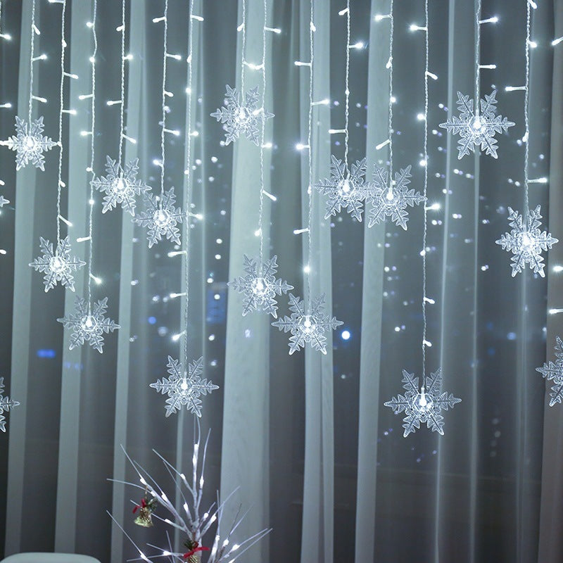 Christmas Decoration LED Snowflake Curtain Light